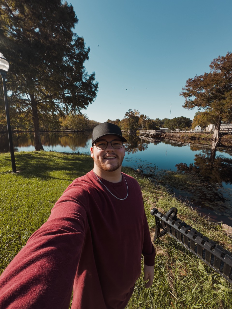 Dylan by the water
